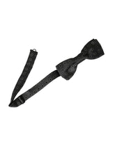 Dolce & Gabbana Black Silk Patterned Adjustable Neck Men Bow Tie -  Neckties, Men -  Dolce & Gabbana.